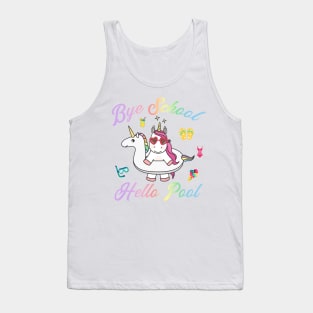 Bye School Hello Beach Tank Top